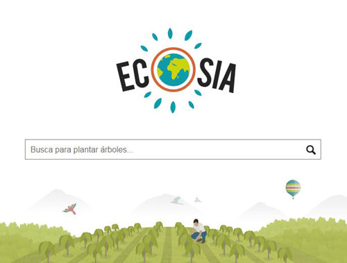 Ecosia, el buscador ecològic i solidari