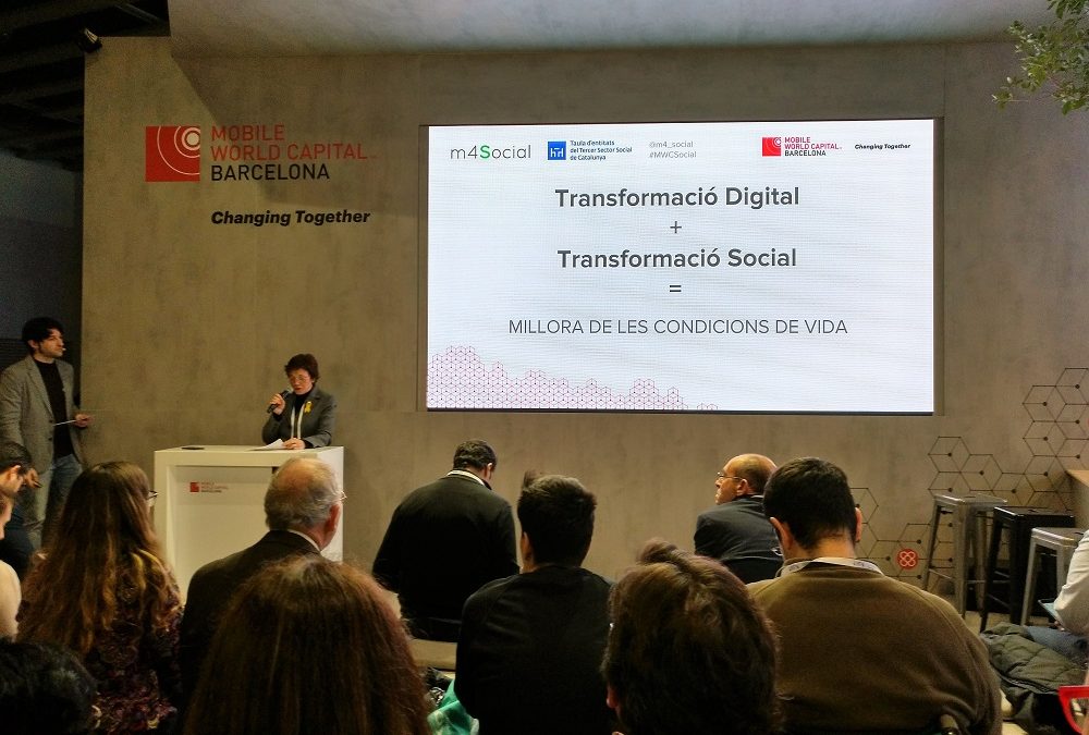 Les entitats del Tercer Sector assisteixen al programa d’activitats de m4Social durant la celebració del Mobile World Congress 2018