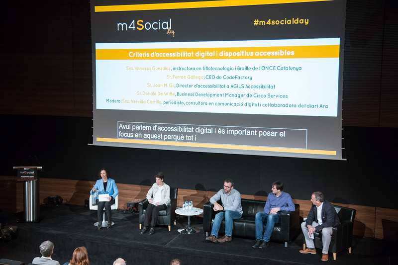 L’accessibilitat digital, protagonista de la segona edició del m4social Day