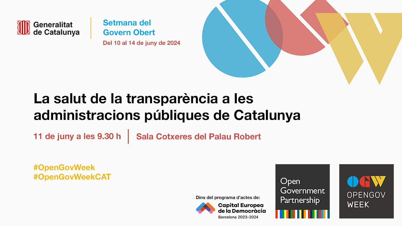 La salut de la transparència a les administracions públiques de Catalunya