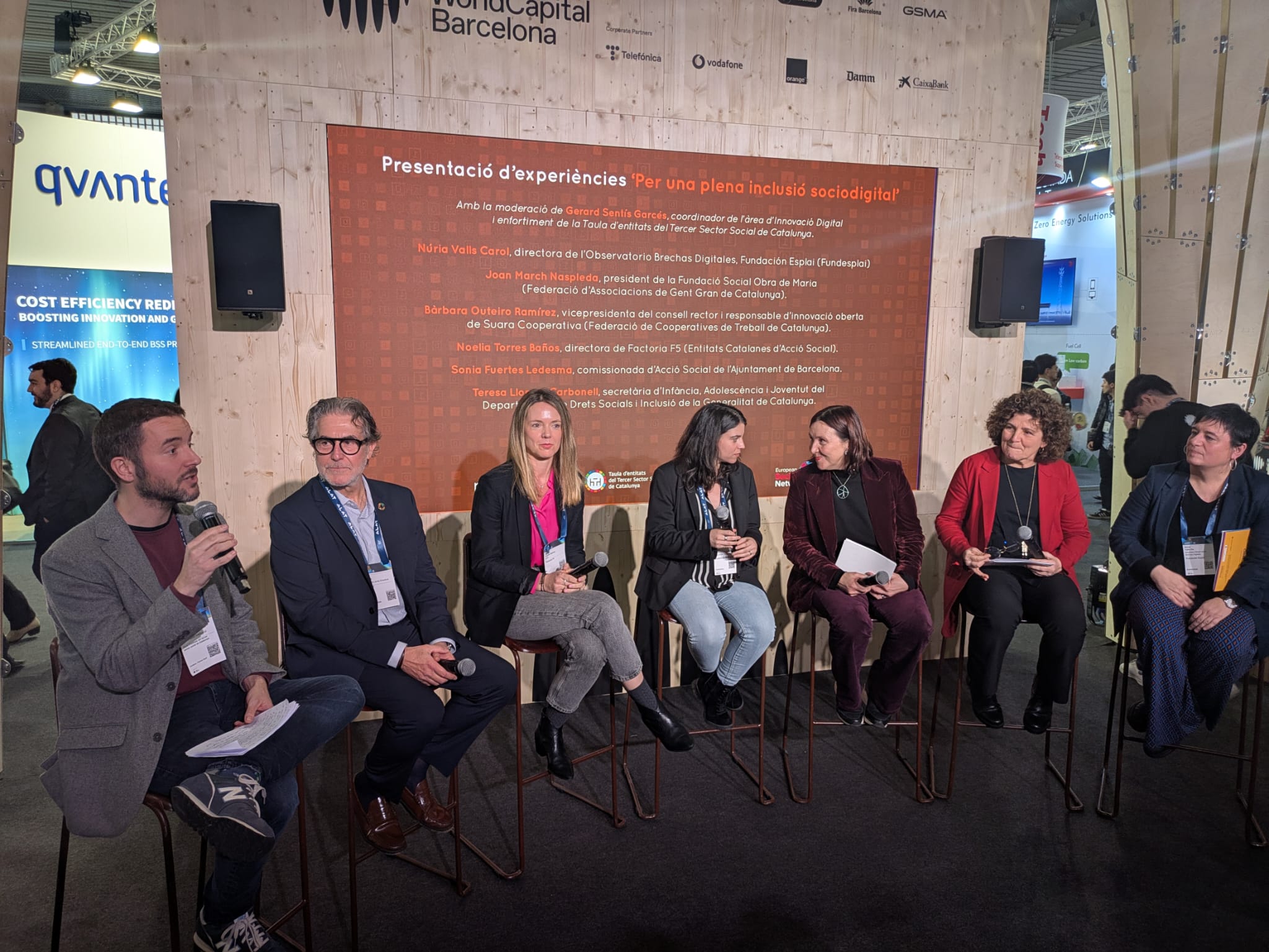 Taula debat acte m4Social - Taula del Tercer Sector Social MWC2025