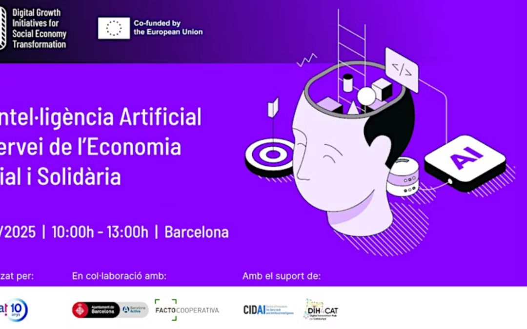 Jornada La Intel·ligència Artificial al servei de l’Economia Social i Solidària