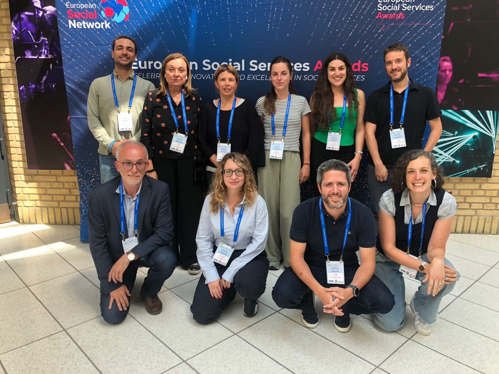 Imatge grupal Taula del Tercer Sector Social al Congrés European Social Services (ESSC 2025)