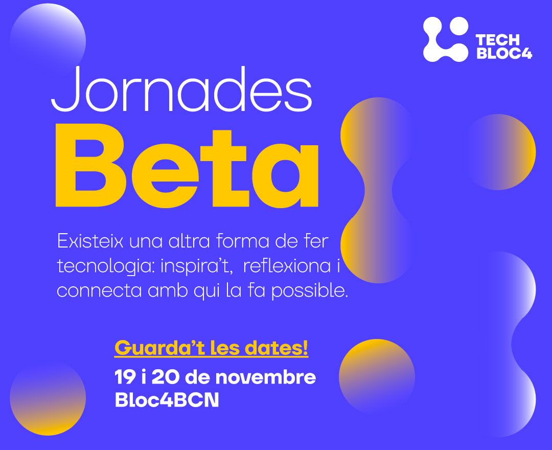 Cartell Jornades Beta - Techbloc4
