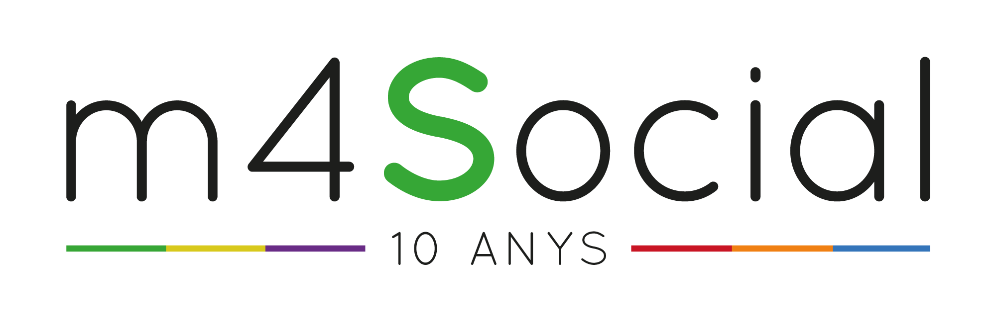 Logo m4Social 10 anys - Taula del Tercer Sector Social