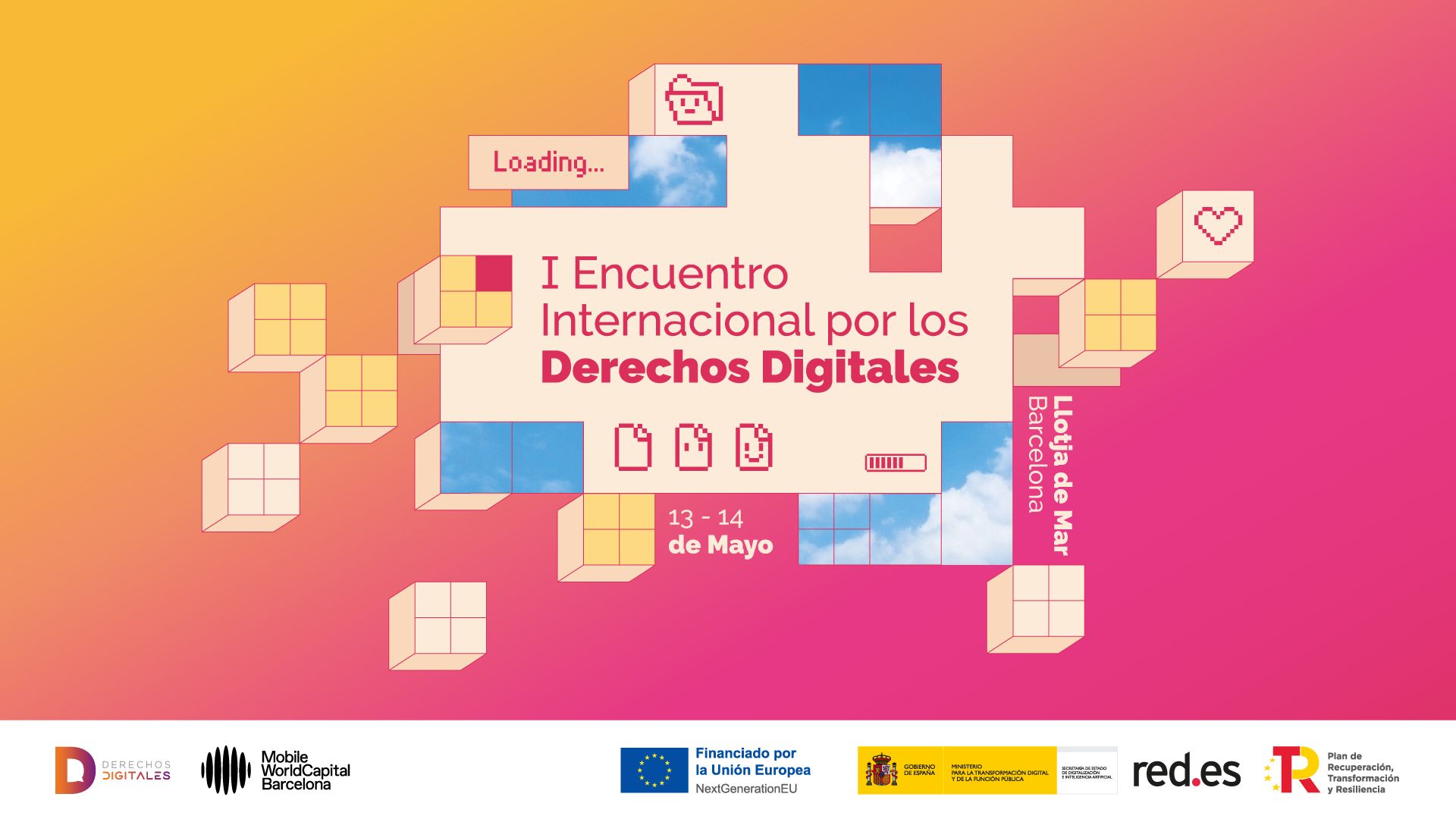 Cartell I Encuentro Internacional por los Derechos Digitales