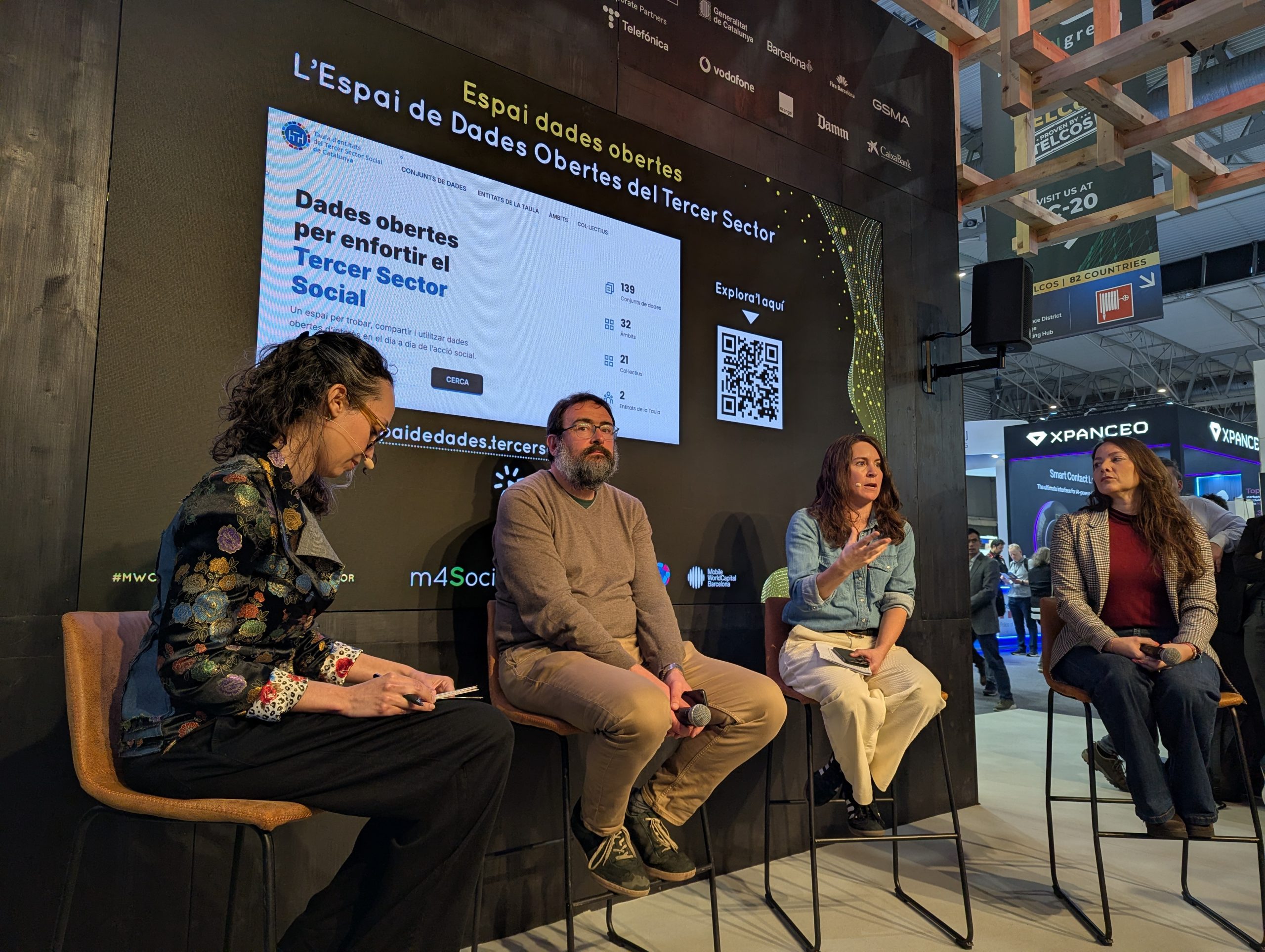 Taula de debat acte m4Social al MWC26