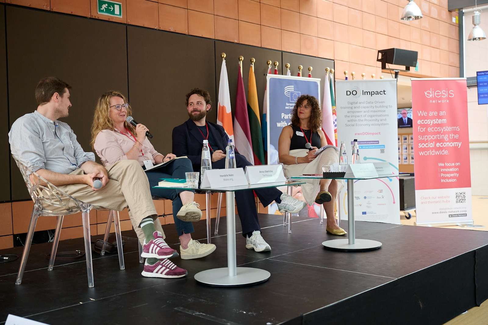 Últim esdeveniment transnacional DO Impact - Brussel·les. Imatge Jérôme Hubert - Diesis Network