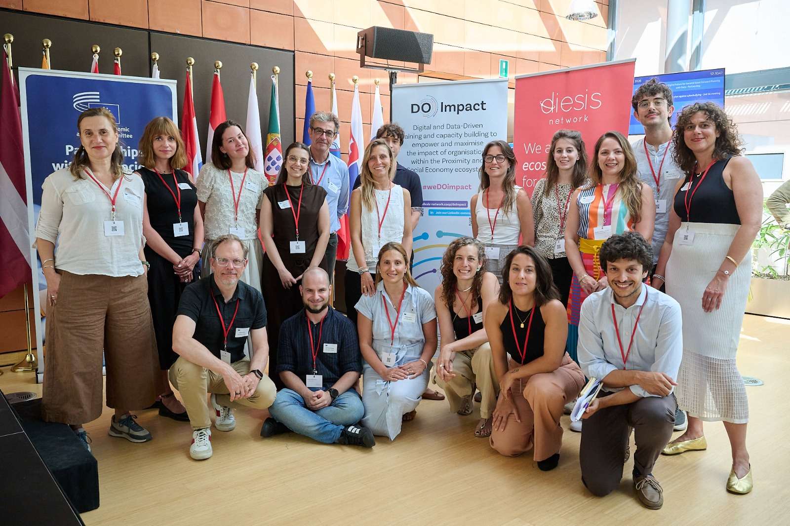 Últim esdeveniment transnacional DO Impact - Brussel·les. Imatge Jérôme Hubert - Diesis Network
