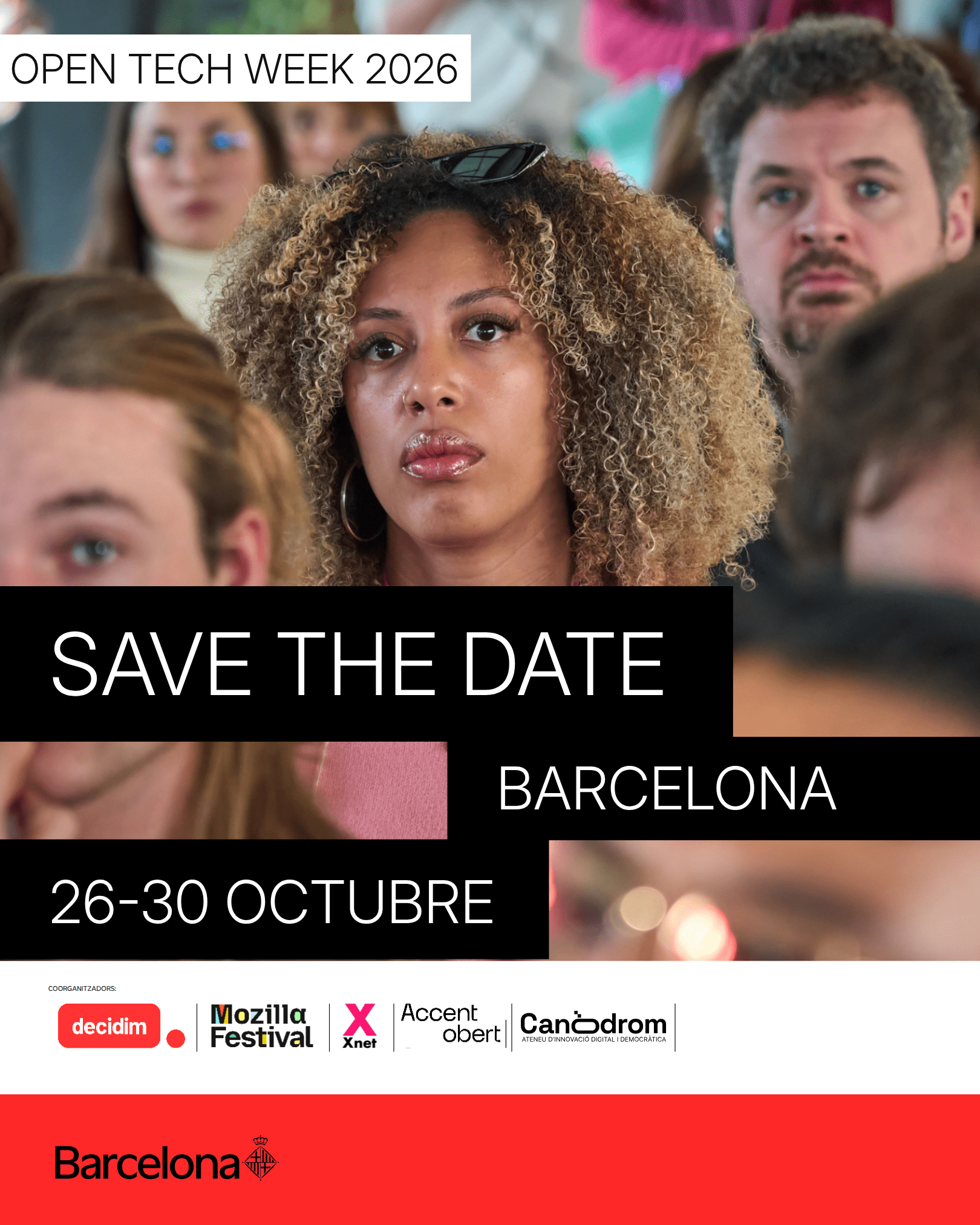 Cartell Open Tech Week 2026 - Ajuntament de Barcelona